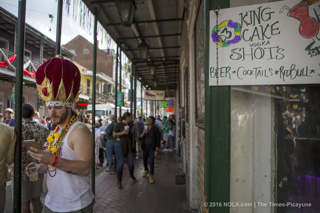 Lundi Gras in the French Quarter 2017